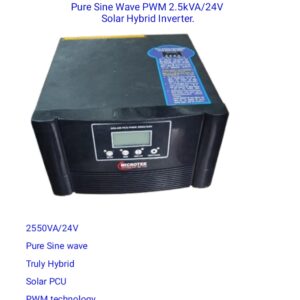 MICROTEK PURE SINE WAVE PWM 2.5kVA/24V HYBRID SOLAR INVERTER