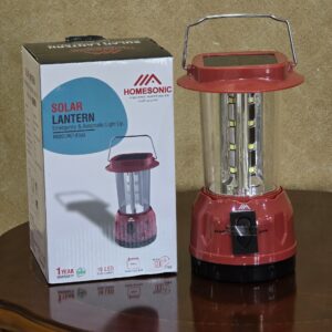 HOME SONIC Rechargeable Solar Lantern (MET – 8166L)