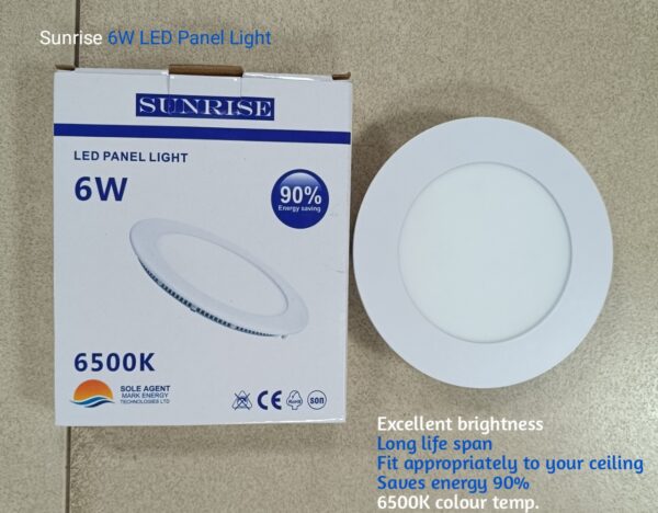 Sunrise LED Panel Light 6W POP