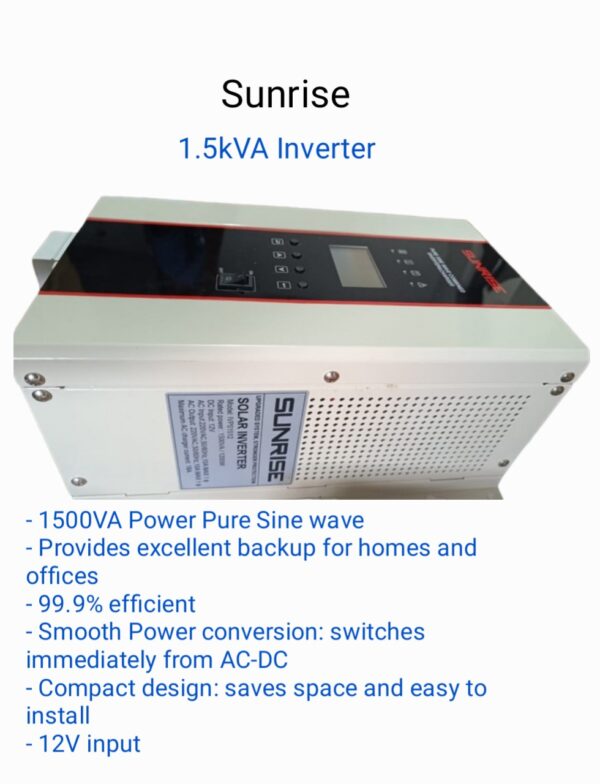 Sunrise 1.5KVA Solar Inverter